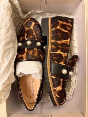 GENUINE CALF HAIR CHEETAH PRINT LOAFER